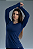 Camisa Feminina Basic Manga Longa Marinho - Imagem 1