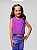 Cropped Basic Infantil Roxo - Imagem 2