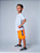 Bermuda Box Infantil Laranja Neon - Imagem 2
