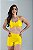 Shorts Active Velvet Amarelo - Imagem 2