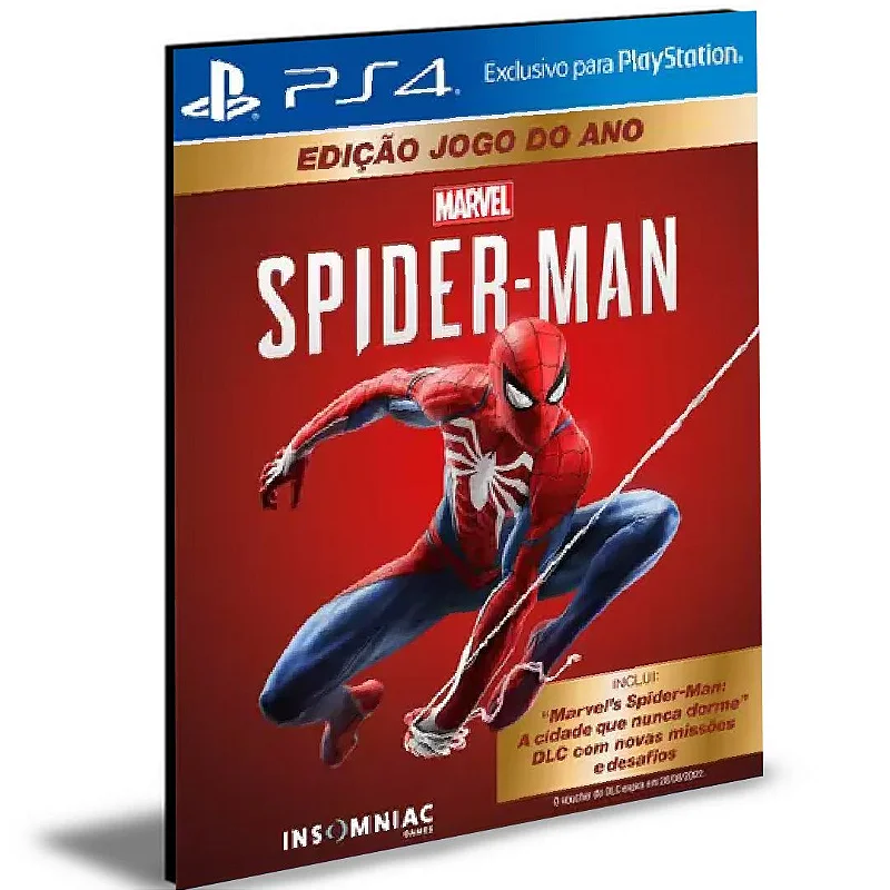 Marvel's Spider-Man Game of the Year Edition PS4 e PS5 MÍDIA DIGITAL - Imagem 1