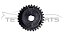 Engrenagem Teto Solar Citroen C3 2002 a 2010 / Toyota Avensis 1997 a 2002 - Imagem 2