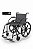 Cadeira De Rodas 52cm Plus 130Kg Pneu Maciço - CONFORT LIBERTY OBESO 001 - Imagem 1