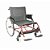 Cadeira de rodas Gazela Obeso até 200 kg - Ortobras - Imagem 1