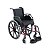 Cadeira de rodas manual dobrável em aço carbono braços rebatíveis KE - Ortobras - Imagem 1