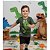 pijama dinossauro infantil menino algodão camiseta verde short preto com elástico tamanho 4 anos - Imagem 2