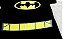 camiseta batman infantil teen titans original preta estampa desenho simbolo com cinto - Imagem 1