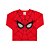 camiseta homem aranha infantil bebe  marlan manga longa vermelha marvel - Imagem 1