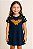vestido mulher maravilha infantil manga curta azul algodão liga da justiça tamanho 6 anos - Imagem 2