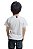 camiseta branca lisa unissex 100% algodão macia manga curta tamanhos 2 a 16 - Imagem 3