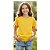 camiseta amarela lisa infantil unissex 100% algodão confortável vibrante tamanhos 2 a 16 - Imagem 2