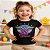 blusa mulher maravilha infantil feminina preta manga curta algodão  tamanhos 6 anos - Imagem 3