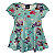 vestido bebe menina skye patrulha canina tema marinho meia malha algodão tamanho 3 - Imagem 3