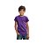 camiseta roxa infantil lisa unissex 100% algodão macia excelente custo benefício tamanhos 2 a 16 anos - Imagem 2