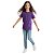 camiseta roxa infantil lisa unissex 100% algodão macia excelente custo benefício tamanhos 2 a 16 anos - Imagem 1