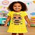 vestido lol infantil menina surprise estiloso com glitter algodão várias cores tamanho 4 anos - Imagem 6