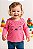 camiseta blusa bichinho infantil manga longa menina estampa carinha em várias cores tamanho 2 anos - Imagem 3