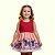 vestido tucano feminino infantil modelagem soltinha leve de algodão cores alegres tamanhos 4 e 6 - Imagem 1