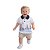 camisa polo infantil bebe tema barcos 100% algodão confortável azul e branco tamanhos P a G - Imagem 2