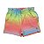 Short Infantil Tie Dye Multicor 100% Algodão Conforto e Estilo para Meninas 4 anos - Imagem 6