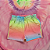 Short Infantil Tie Dye Multicor 100% Algodão Conforto e Estilo para Meninas 4 anos - Imagem 3