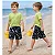 bermuda infantil menino tactel preto estampada atmosfera praiana tamanhos 4 e 8 - Imagem 2