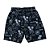 short infantil masculino tactel estampa praiana preto vários tamanhos - Imagem 1