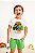 conjunto infantil menino carro jeep bermuda verde e camiseta branca tamanhos 2 a 10 anos - Imagem 2