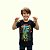 camiseta dinossauro infantil menino tyrannosaurus rex preto algodão tamanhos 2 a 10 anos - Imagem 1