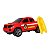 carrinho de bombeiro pick up infantil com bote salva-vidas vermelho - Imagem 2