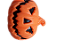 abobora halloween com luz led decorativa plástico resistente na cor laranja pequena - Imagem 5