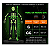 fantasia halloween infantil menino macacão esqueleto neon com mascara luvas tamanhos G e GG - Imagem 4