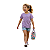 camiseta lilás infantil lisa unissex 100% algodão macia confortável tamanhos 2 a 16 anos - Imagem 2