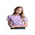 camiseta lilás infantil unissex 100% algodão confortável excelente custo benefício nos tamanhos de 10 a 14 anos - Imagem 2
