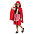 fantasia chapeuzinho vermelho infantil vestido confortável magia diversão tamanhos 2 e 8 - Imagem 1