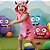 fantasia de monstro infantil menina macacão rosa algodão com capuz aplique tamanhos 1 a 3 anos - Imagem 3