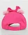 boné pelucia bebe menina rosa com laço estampa ursa poliéster regulagem para  até 12 meses - Imagem 2