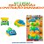 kit 3 mini caminhão construção brinquedo coloridos com carinhas divertidas para bebê - Imagem 3