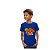 camiseta tres porquinhos com lobo mau infantil unissex 100% algodão várias cores nos tamanhos 2 a 16 - Imagem 1