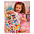 saco de presente infantil menina princesas laminado personagens unidade tamanho 20 x 29 cm - Imagem 1