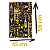 saco de presente infantil personagem Batman laminado unidade tamanho tamanho 45 x 59 cm - Imagem 3