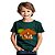camiseta três porquinhos com lobinho unissex infantil 100% algodão verde escuro tamanhos 2 a 6 anos - Imagem 2