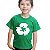 camiseta personalizada infantil unissex 100% algodão estampa simbolo reciclagem digital várias cores tamanhos 2 a 8 - Imagem 5