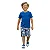 conjunto infantil masculino escolar bermuda moletom camiseta lisa algodão várias cores tamanhos 4 a 10 anos - Imagem 2