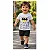 camiseta batman bebê menino estampa peitoral branca 100% algodão suave tamanhos 2 e 3 anos - Imagem 3