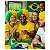 peruca Brasil verde amarelo copa do mundo cacheado macio respirável tamanho único - Imagem 2