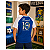 camiseta Brasil infantil futebol azul menino 100% algodão confortável estilosa tamanhos 8 a 16 - Imagem 2