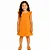 vestido infantil menina cavado liso meia malha algodão cores vibrantes tamanhos 4 a 8 - Imagem 3