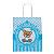 sacola de presente infantil kraft estampa urso divertida várias cores tamanhos 21 x 9 x18 cm - Imagem 5