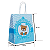 sacola de presente infantil kraft estampa urso divertida várias cores tamanhos 21 x 9 x18 cm - Imagem 3